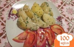 Фото рецепта: Молодая картошка со сметаной