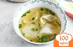 Фото рецепта: Суп с вонтонами