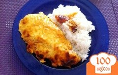 Фото рецепта: Куриное филе в сырном соусе