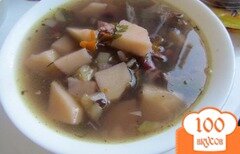 Фото рецепта: «Суп с красной фасоли без зажарки»