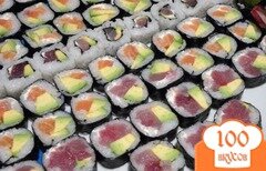 Фото рецепта: Суши со свежим тунцом