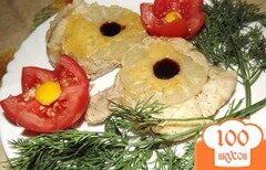 Фото рецепта: «Мясо с ананасами в мультиварке»