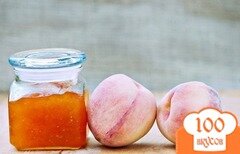 Фото рецепта: Персиковое варенье в микроволновке