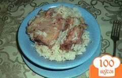 Фото рецепта: Свинина с рисом и курагой