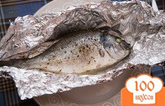 Фото рецепта: Рыба, запеченная в фольге, от Ле Кордон Блю