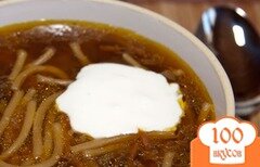 Фото рецепта: Суп из сухих грибов
