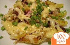 Фото рецепта: Картошка с сыром на сковороде