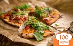 Фото рецепта: Домашняя пицца за 15 минут