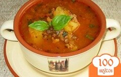 Фото рецепта: Суп из чечевицы с сельдереем