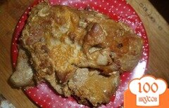 Фото рецепта: Отбивные из свинины в сметано-чесночном соусе
