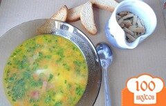Фото рецепта: Гороховый суп-солянка