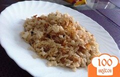 Фото рецепта: Пряный жареный рис на гарнир