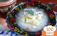 Фото рецепта: Рисовый суп в мультиварке