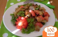 Фото рецепта: Теплый баклажановый салат