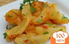 Фото рецепта: "Жареная картошка" в рукаве
