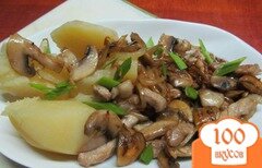 Фото рецепта: Свинина с грибами по китайски