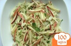 Фото рецепта: Салат из фенхеля с яблоками