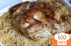Фото рецепта: Курица по-аджарски на рисе