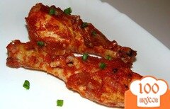 Фото рецепта: Запеченное маринованное мясо птицы в томатном соке