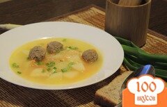 Фото рецепта: Картофельный суп с фрикадельками