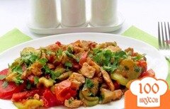 Фото рецепта: Куриное филе с овощами