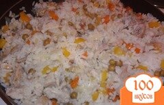 Фото рецепта: Рис с мясом и овощами