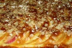 «Пирог с творогом и свежими персиками» - приготовления блюда - шаг 6