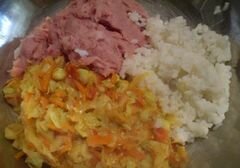 «Лодочки из кабачков запеченные в духовке» - приготовления блюда - шаг 12