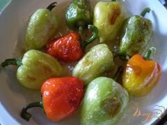 «Жареный болгарский перец с чесноком и зеленью» - приготовления блюда - шаг 3