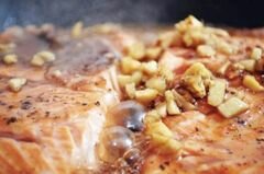 «Лосось в имбирном соусе» - приготовления блюда - шаг 10