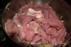 «Мясо тушеное в томате с фасолью» - приготовления блюда - шаг 5
