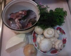 «Рыбный жульен» - приготовления блюда - шаг 1