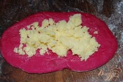 «Нежные розовые булочки с заварным кремом» - приготовления блюда - шаг 4