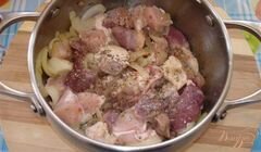 «Нежный куриный паштет с черносливом» - приготовления блюда - шаг 3