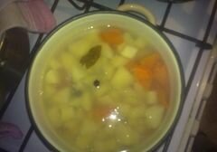 «Овощное рагу с фрикадельками» - приготовления блюда - шаг 10