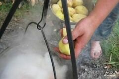 «Шурпа из говядины на костре» - приготовления блюда - шаг 5