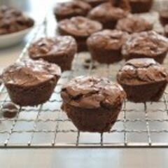 «Шоколадно-арахисовые кексы» - приготовления блюда - шаг 9
