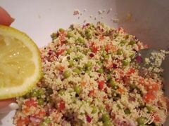 «Легкий салат с крупой» - приготовления блюда - шаг 2