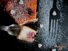 «Открытый пирог с вишнями» - приготовления блюда - шаг 8