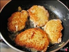 «Куриное филе в сырном кляре» - приготовления блюда - шаг 5