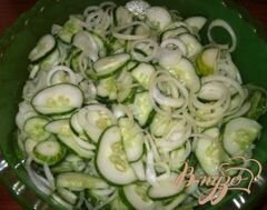 «Салат из огурцов» - приготовления блюда - шаг 4