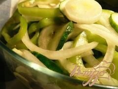 «Салат из огурцов» - приготовления блюда - шаг 6