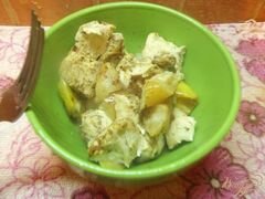 «Куриное филе в рукаве с яблоками» - приготовления блюда - шаг 6