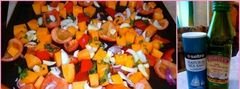 «Овощной запеченый крем-суп с тыквой и фасолью» - приготовления блюда - шаг 1