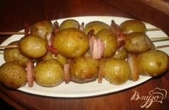 «Картофельные шашлычки» - приготовления блюда - шаг 5