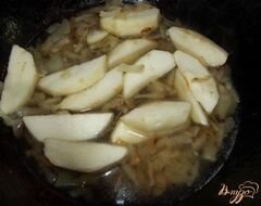 «Рис с яблоками» - приготовления блюда - шаг 3