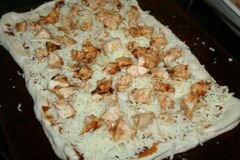 «Пицца из курицы под соусом барбекю» - приготовления блюда - шаг 3