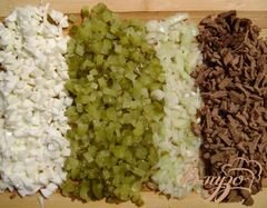 «Салат с печенью и фасолью» - приготовления блюда - шаг 1
