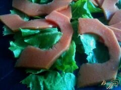 «Салат с гусиными желудочками конфи и папайей» - приготовления блюда - шаг 3