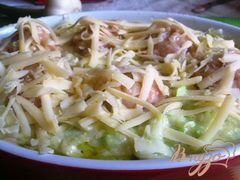 «Суфле из кабачка с куриными фрикадельками» - приготовления блюда - шаг 8